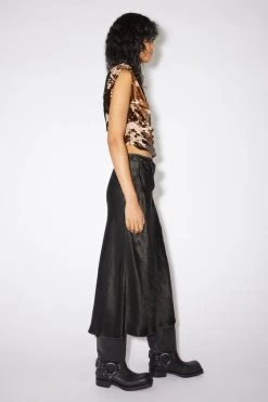 Acne Studios Satin Wrap Skirt -Acne Studios AF0367 900 C