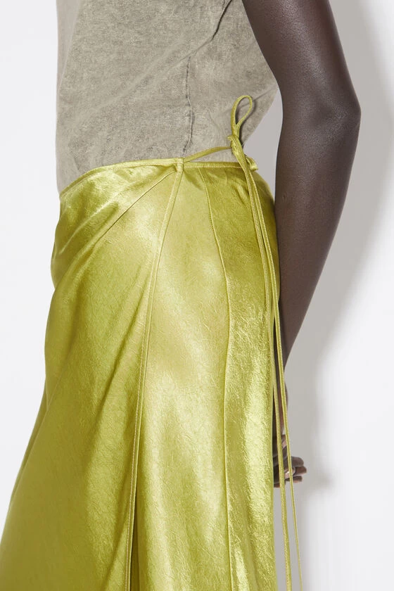 Acne Studios Satin Wrap Skirt 6 Acne Studios Satin Wrap Skirt – Image 4