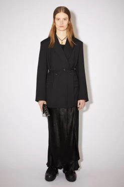 Acne Studios Double Breasted Belt Suit Jacket