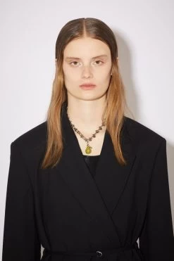 Acne Studios Double Breasted Belt Suit Jacket -Acne Studios AH0202 900 E