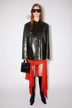 Acne Studios Leather Suit Jacket