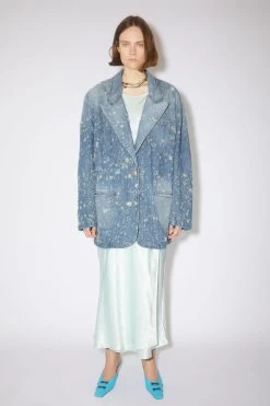 Acne Studios Distressed Denim Jacket