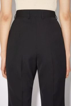 Acne Studios Flared Wool-blend Trousers -Acne Studios AK0347 900 E