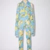Acne Studios Flower Print Flared Trousers -Acne Studios AK0593 AAN A