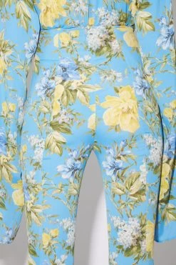 Acne Studios Flower Print Flared Trousers -Acne Studios AK0593 AAN D