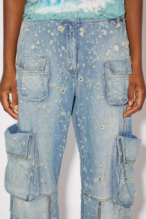 Acne Studios Distressed Denim Trousers 6 Acne Studios Distressed Denim Trousers – Image 4