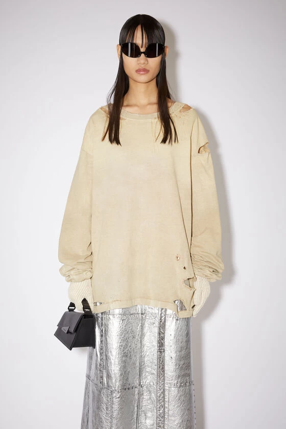 Acne Studios Distressed Long Sleeve T-shirt 3 Acne Studios Distressed Long Sleeve T-shirt