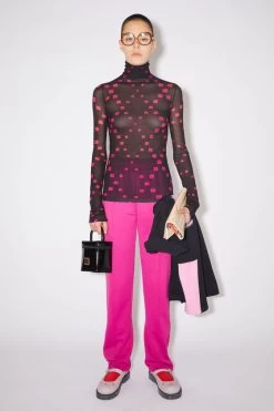 Acne Studios Face Logo Long Sleeve Top