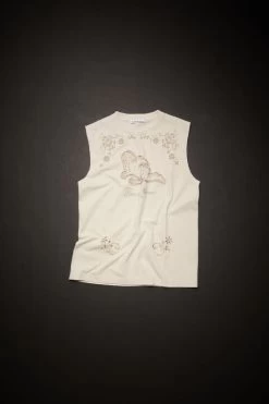Acne Studios Embroidered Sleeveless T-shirt -Acne Studios AL0320 AE9 D