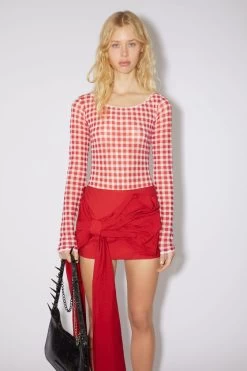Acne Studios Gingham Body Suit