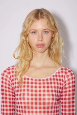 Acne Studios Gingham Body Suit -Acne Studios AL0339 ACI C