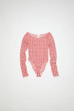 Acne Studios Gingham Body Suit -Acne Studios AL0339 ACI D