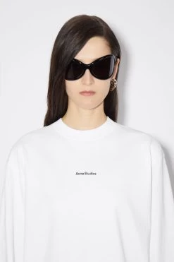 Acne Studios Logo Long Sleeve T-shirt 8 Acne Studios Logo Long Sleeve T-shirt -Acne Studios AL0343 183 C