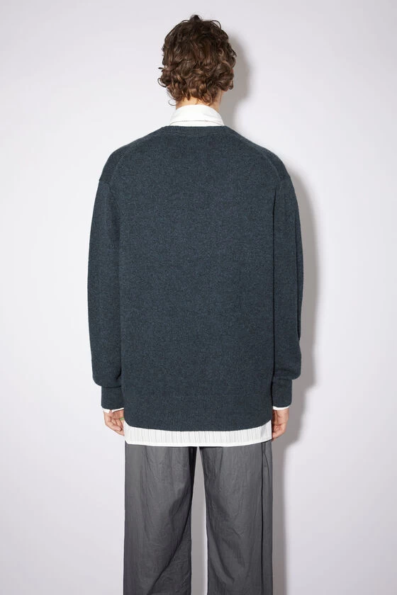 Acne Studios V-neck Wool Cashmere Jumper 4 Acne Studios V-neck Wool Cashmere Jumper – Image 2