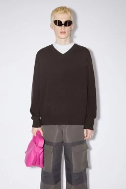 Acne Studios V-neck Wool Cashmere Jumper