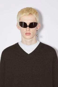 Acne Studios V-neck Wool Cashmere Jumper 10 Acne Studios V-neck Wool Cashmere Jumper -Acne Studios B60217 P D