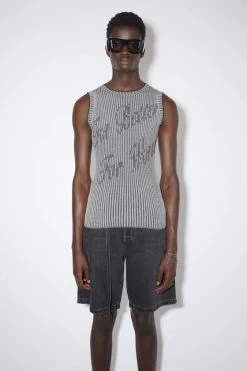 Acne Studios Knitted Embroidered Top