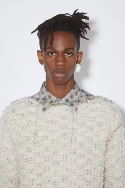 Acne Studios Distressed Crochet Jumper 10 Acne Studios Distressed Crochet Jumper -Acne Studios B60273 ABB D