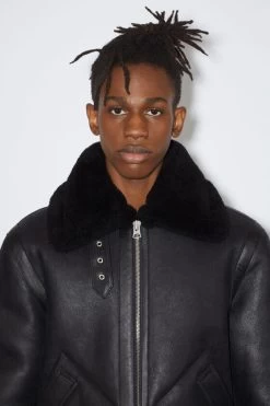Acne Studios Shearling Aviator Jacket 12 Acne Studios Shearling Aviator Jacket -Acne Studios B70077 900 E