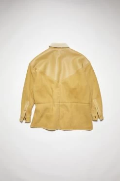 Acne Studios Leather Suede Shearling Overshirt -Acne Studios B70108 ABP F