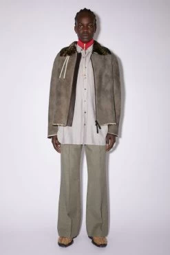 Acne Studios Shearling Suede Fur Jacket