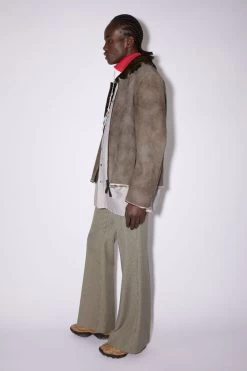 Acne Studios Shearling Suede Fur Jacket -Acne Studios B70114 T C