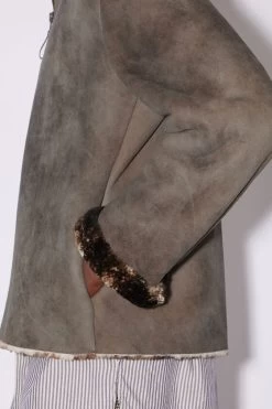 Acne Studios Shearling Suede Fur Jacket -Acne Studios B70114 T D
