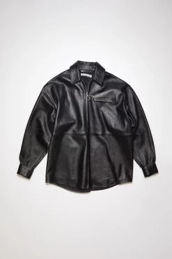 Acne Studios Leather Overshirt 13 Acne Studios Leather Overshirt -Acne Studios B70119 900 F