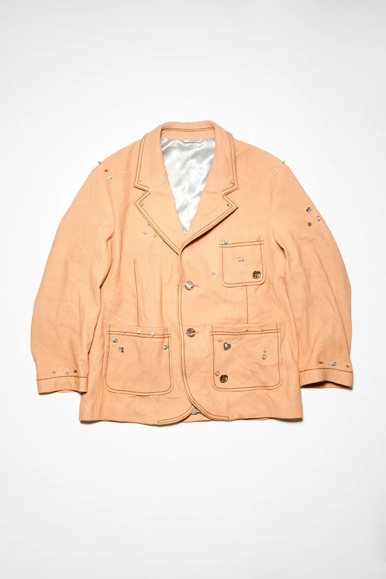 Acne Studios Printed Leather Jacket 9 Acne Studios Printed Leather Jacket – Image 7