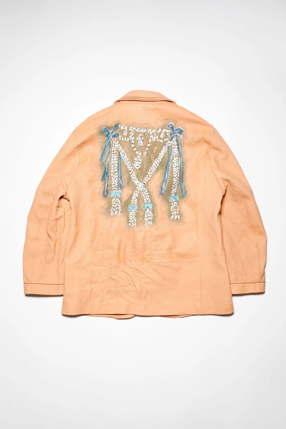 Acne Studios Printed Leather Jacket 10 Acne Studios Printed Leather Jacket – Image 8