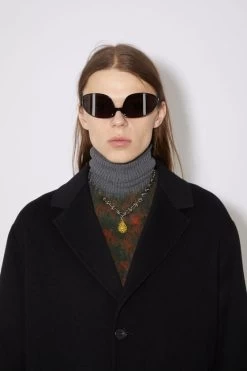 Acne Studios Single Breasted Coat -Acne Studios B90548 900 D