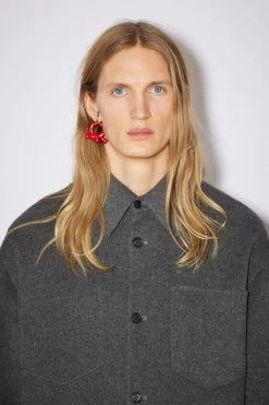 Acne Studios Double Face Shirt Jacket -Acne Studios B90549 990 G