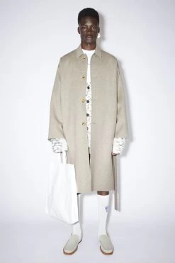 Acne Studios Single-breasted Belted Coat