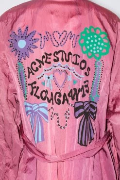 Acne Studios Satin Belted Overshirt -Acne Studios B90666 ACT D