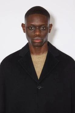 Acne Studios Single-breasted Coat -Acne Studios B90668 900 E