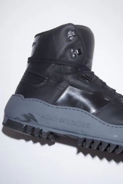 Acne Studios Leather Lace-up Sneakers -Acne Studios BD0227 CF4 E