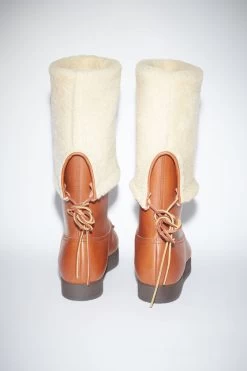 Acne Studios Leather Boots Reversible Shearling -Acne Studios BD0235 295 D