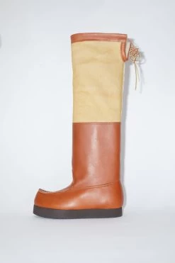 Acne Studios Leather Boots Reversible Shearling -Acne Studios BD0235 295 E