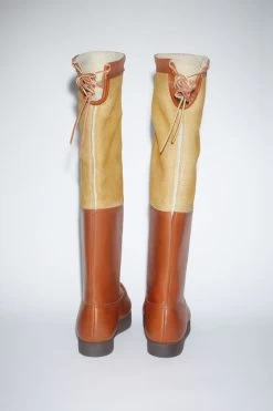 Acne Studios Leather Boots Reversible Shearling -Acne Studios BD0235 295 G