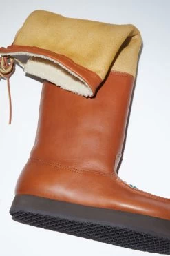 Acne Studios Leather Boots Reversible Shearling -Acne Studios BD0235 295 H
