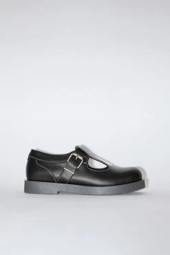 Acne Studios Leather Buckle Shoes