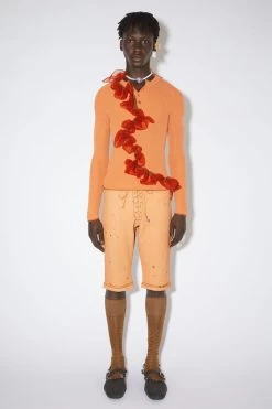 Acne Studios Leather Shorts