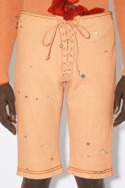 Acne Studios Leather Shorts -Acne Studios BE0116 AE9 D