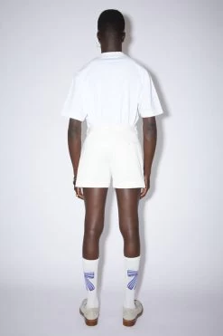 Acne Studios Twill Pleated Shorts -Acne Studios BE0127 100 C