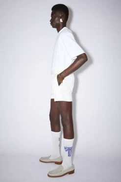 Acne Studios Twill Pleated Shorts -Acne Studios BE0127 100 D