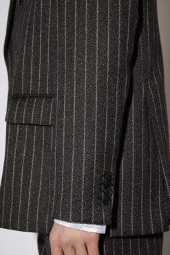 Acne Studios Double-breasted Pinstripe Jacket -Acne Studios BH0171 AA3 D