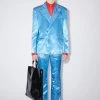 Acne Studios Satin Double-breasted Blazer -Acne Studios BH0182 BGR A