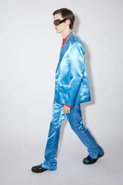 Acne Studios Satin Double-breasted Blazer -Acne Studios BH0182 BGR C