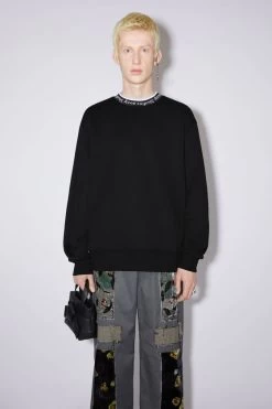 Acne Studios Logo Rib Sweatshirt