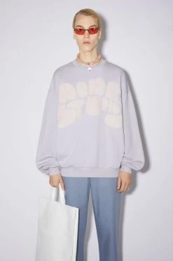 Acne Studios Crew Neck Bubble Logo Sweater